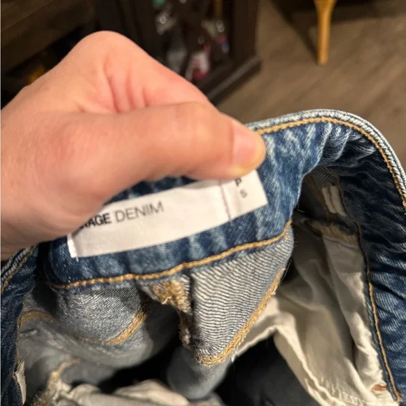 Garage Women's Blue Denim Maxi Skirt - Picture 2 of 3